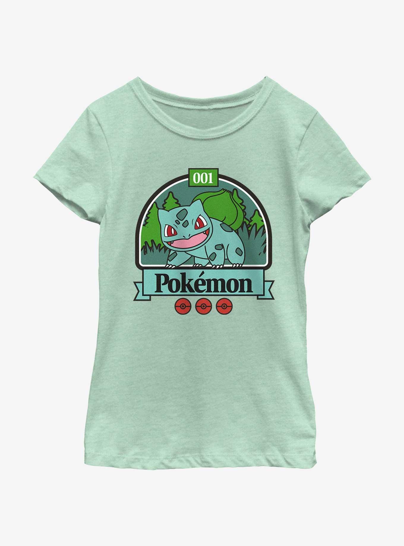 Pokemon Green Bulbasaur Youth Girls T-Shirt, , hi-res