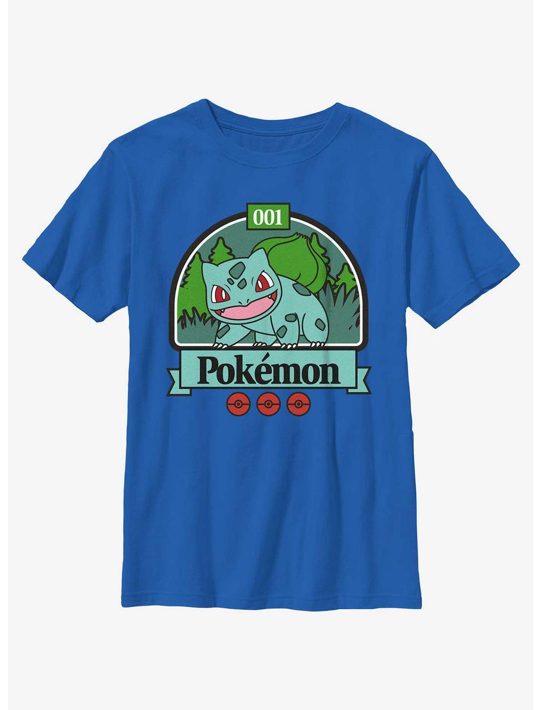 Pokemon Green Bulbasaur Youth T-Shirt, ROYAL, hi-res