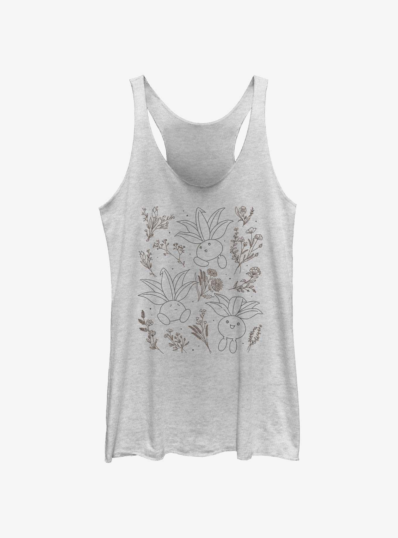 Pokemon Oddish Forest Flowers Womens Tank Top, , hi-res