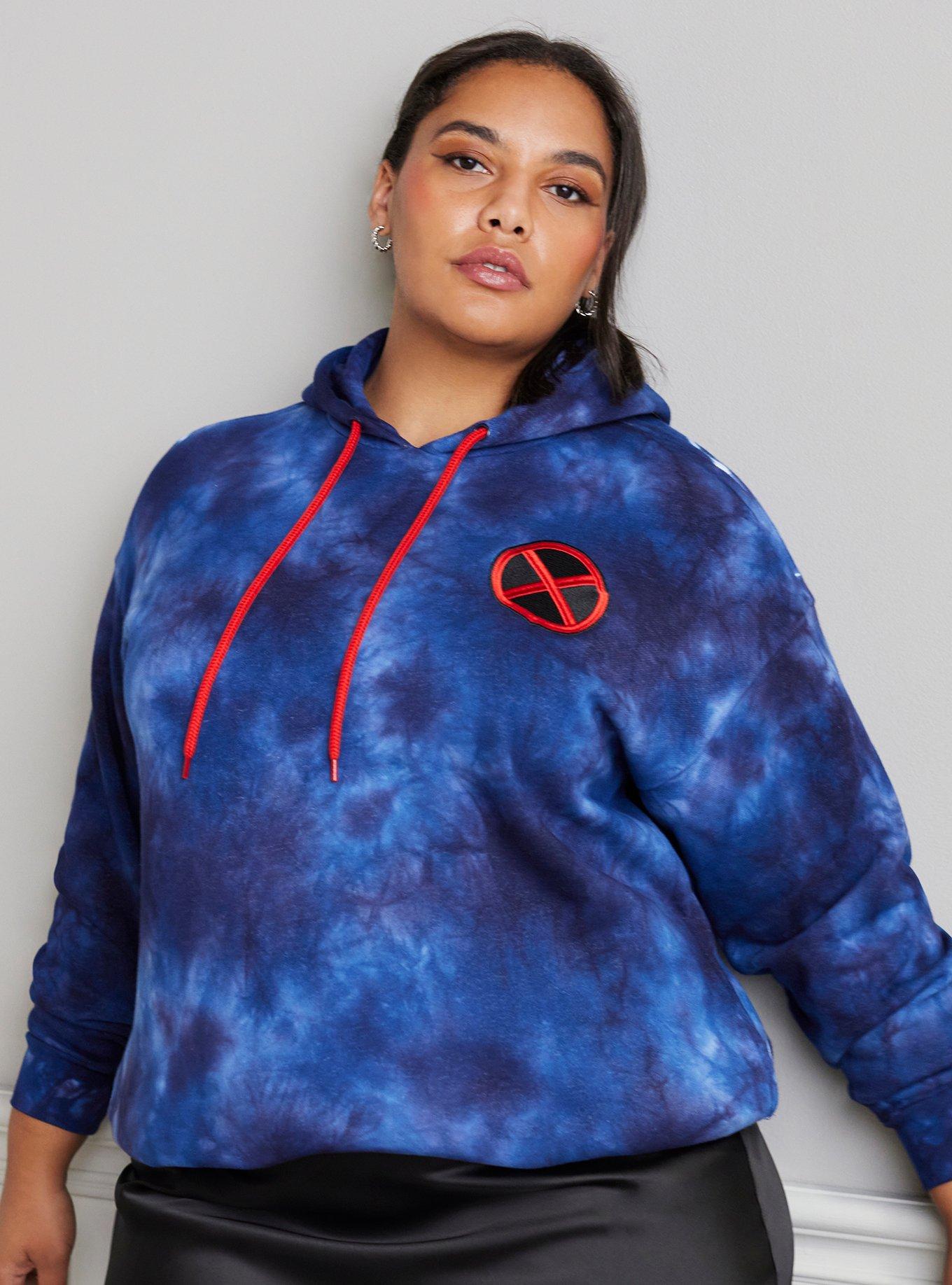 Her Universe Marvel X-Men '97 Storm Tie-Dye Hoodie Plus Size