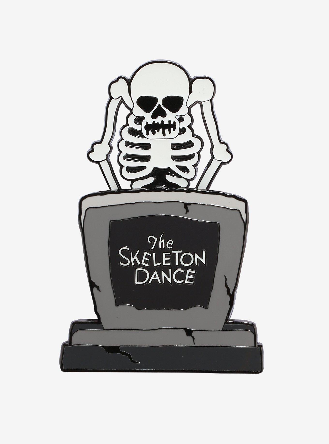 Disney The Skeleton Dance Sliding Enamel Pin