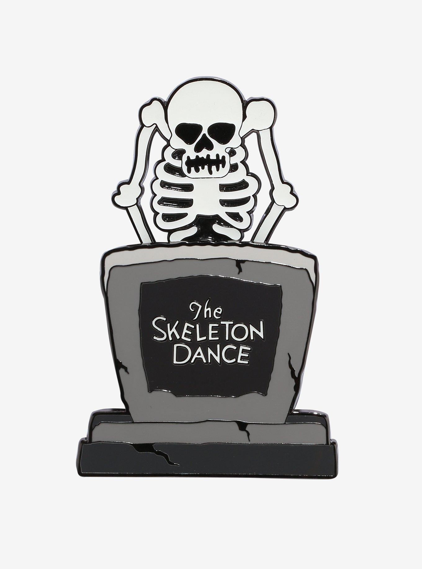 Disney The Skeleton Dance Sliding Enamel Pin 