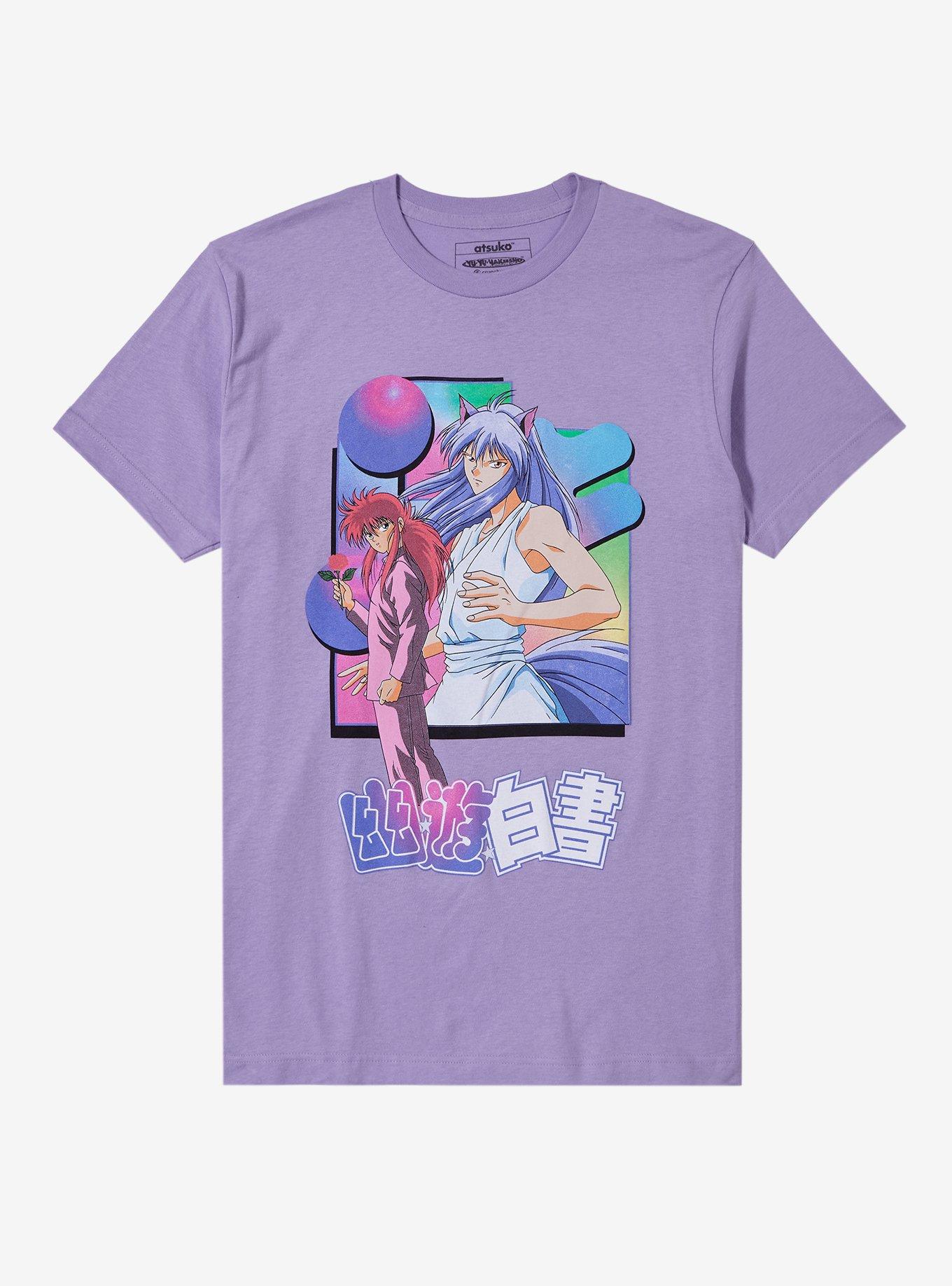 YuYu Hakusho Kurama Double-Sided T-Shirt, LAVENDER, hi-res