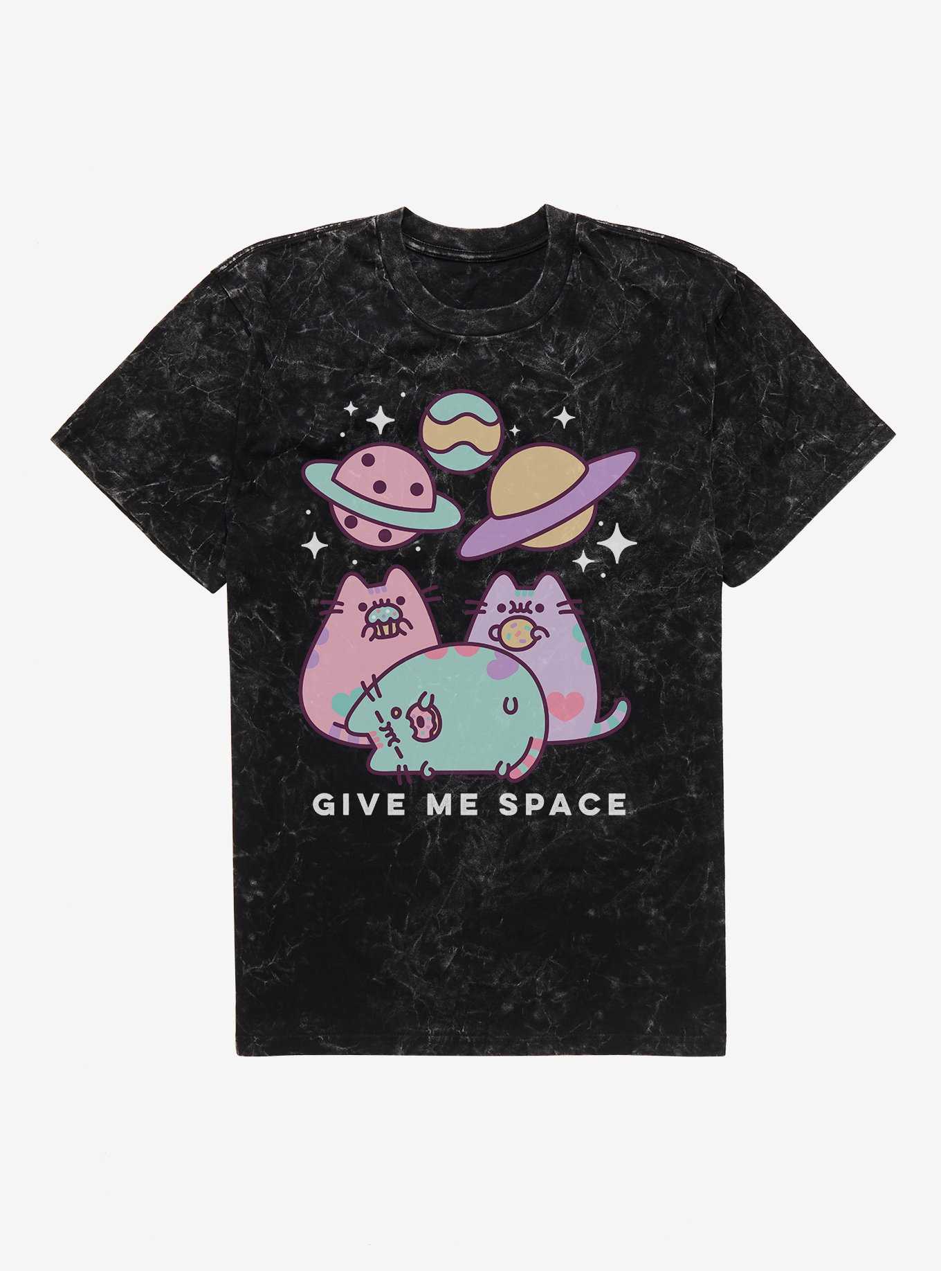 Pusheen Give Me Some Space Mineral Wash T-Shirt, , hi-res