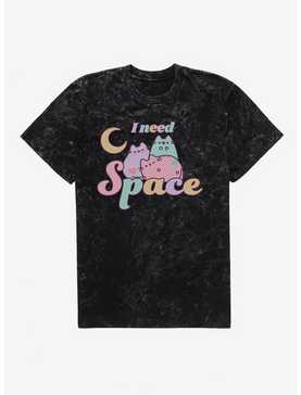 Pusheen I Need Space Mineral Wash T-Shirt, , hi-res