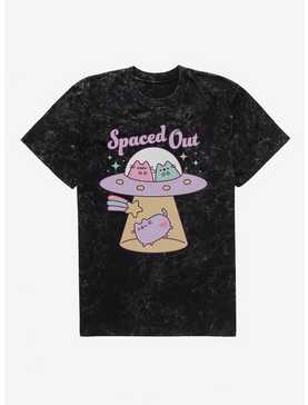 Pusheen Spaced Out Mineral Wash T-Shirt, , hi-res