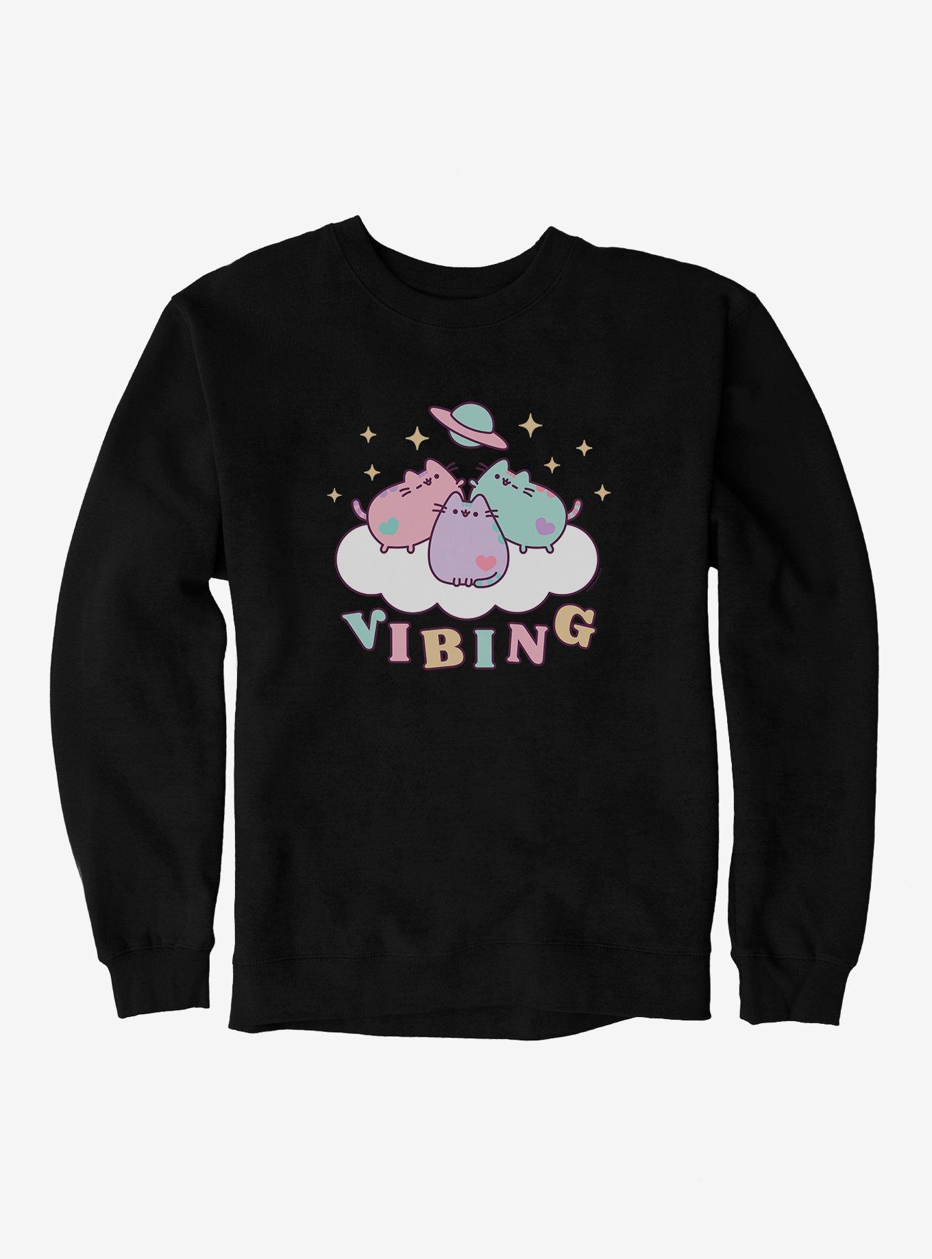 Pusheen Vibing Sweatshirt, , hi-res