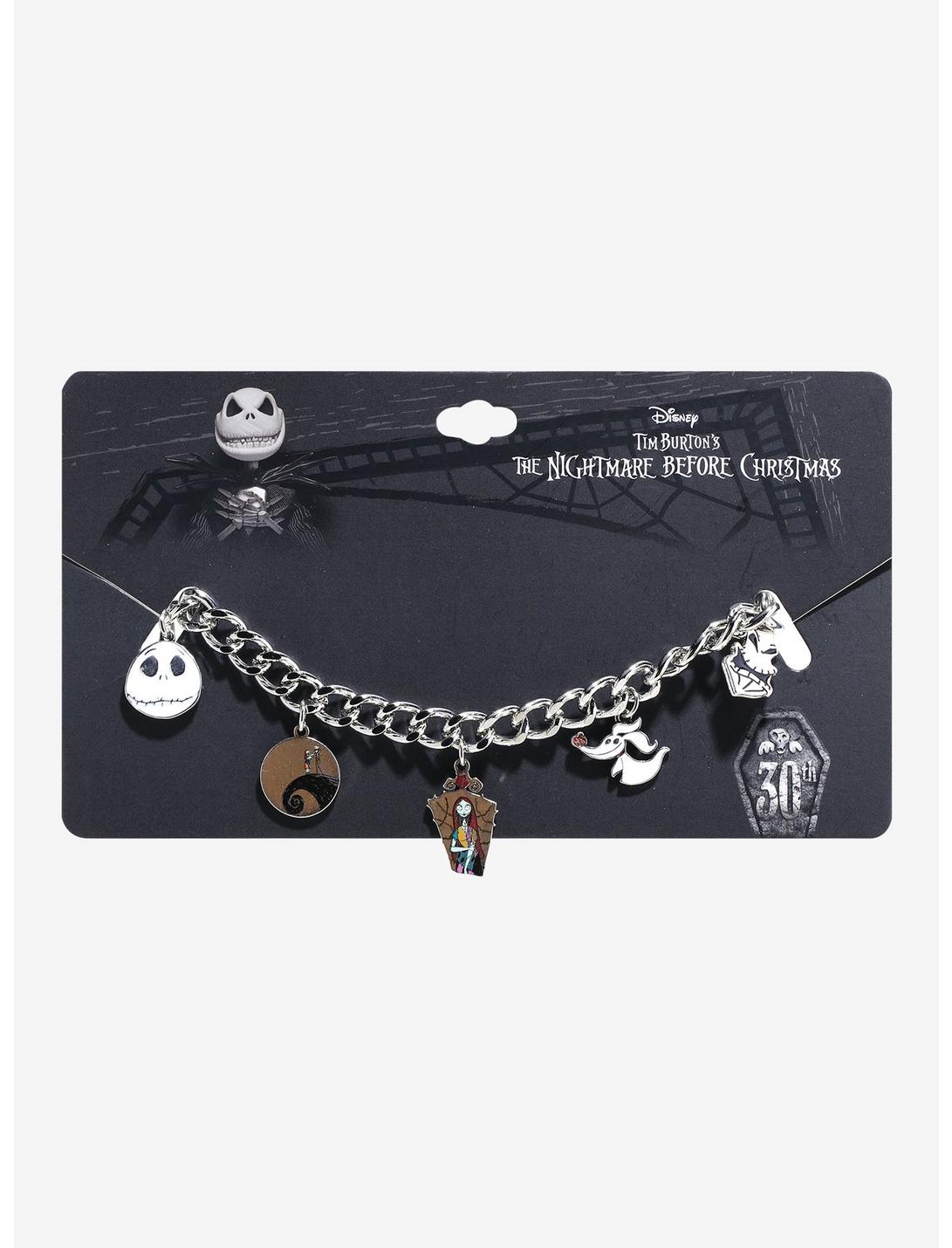 The Nightmare Before Christmas Icon Charm Bracelet, , hi-res