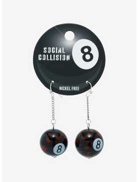 Social Collision® Star 8 Ball Drop Earrings, , hi-res