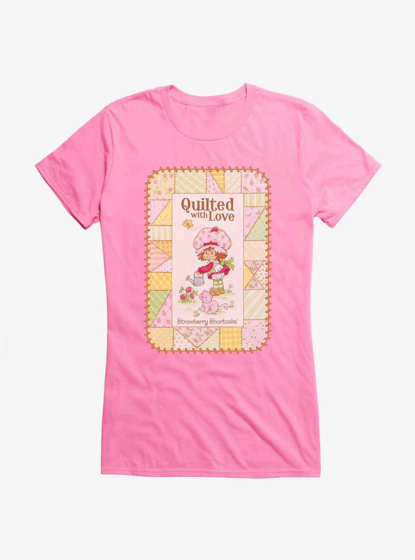 Strawberry Shortcake & Custard Quilted With Love Girls T-Shirt, , hi-res