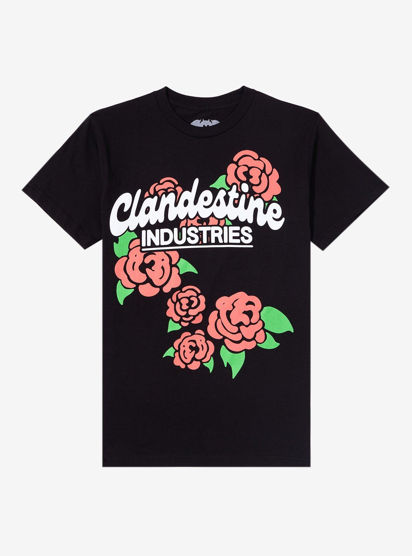 Clandestine Industries Roses Boyfriend Fit Girls T-Shirt, , hi-res