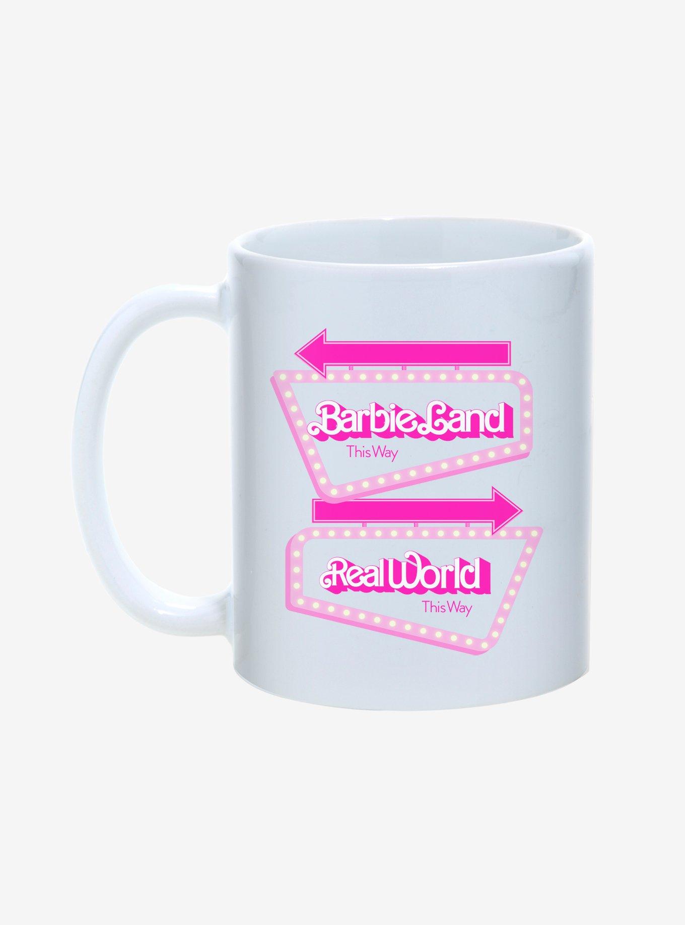 Barbie Barbieland Real World Signs Mug 11oz, , hi-res