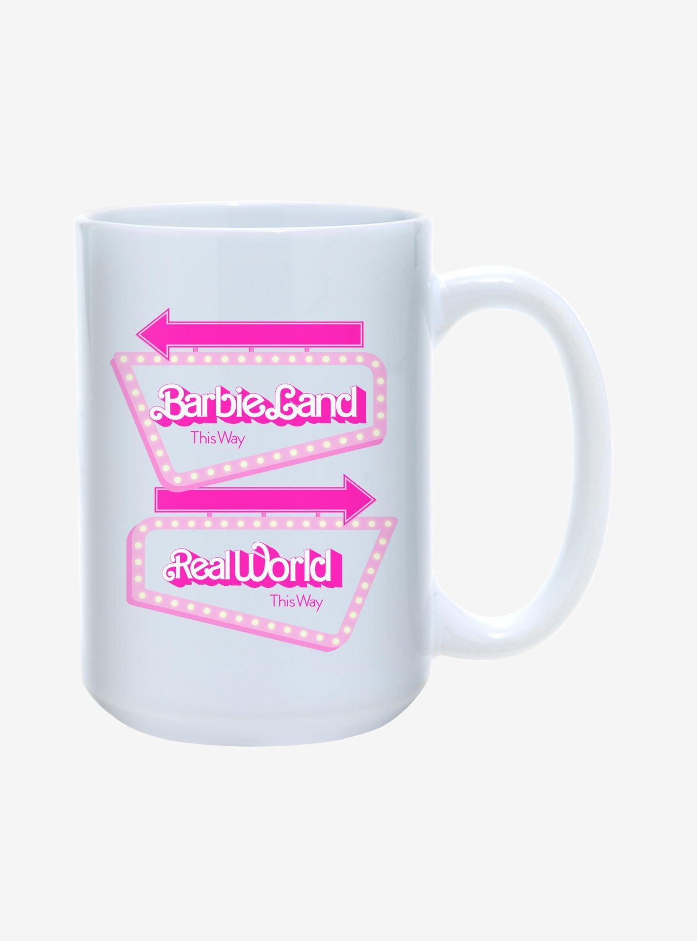 Barbie Barbieland Real World Signs Mug 15oz, , hi-res