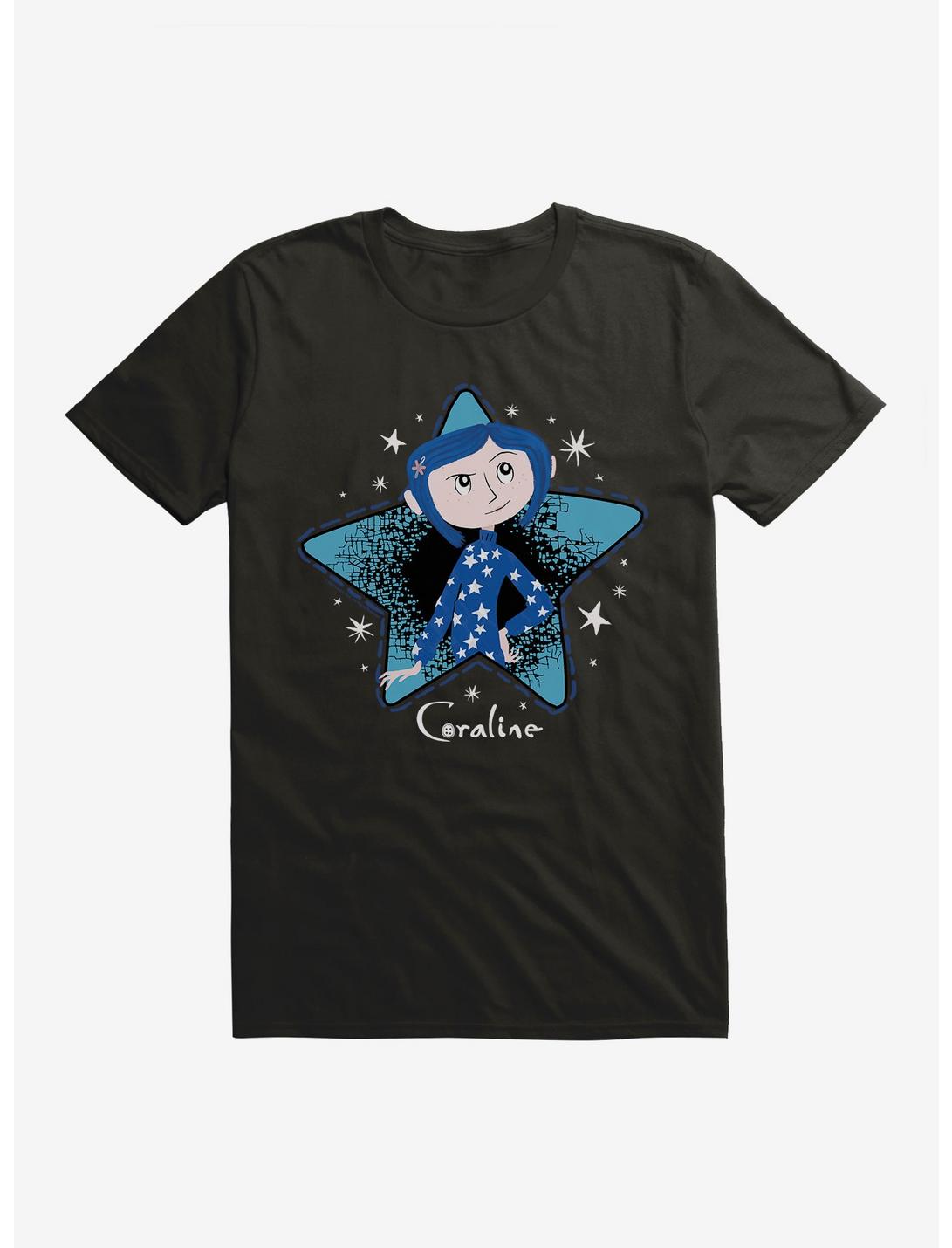 Coraline Stars T-Shirt, BLACK, hi-res