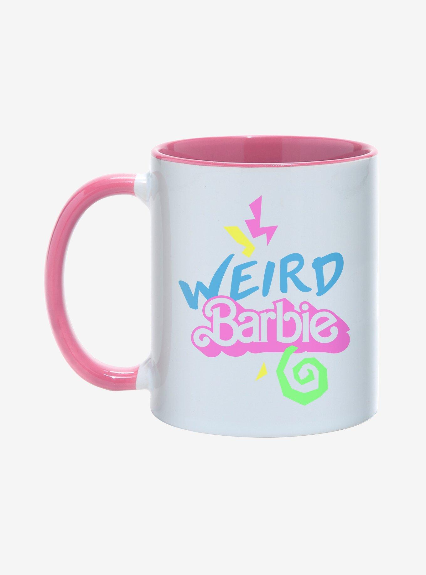 Barbie Weird Barbie Mug 11oz, PINK  WHITE, hi-res