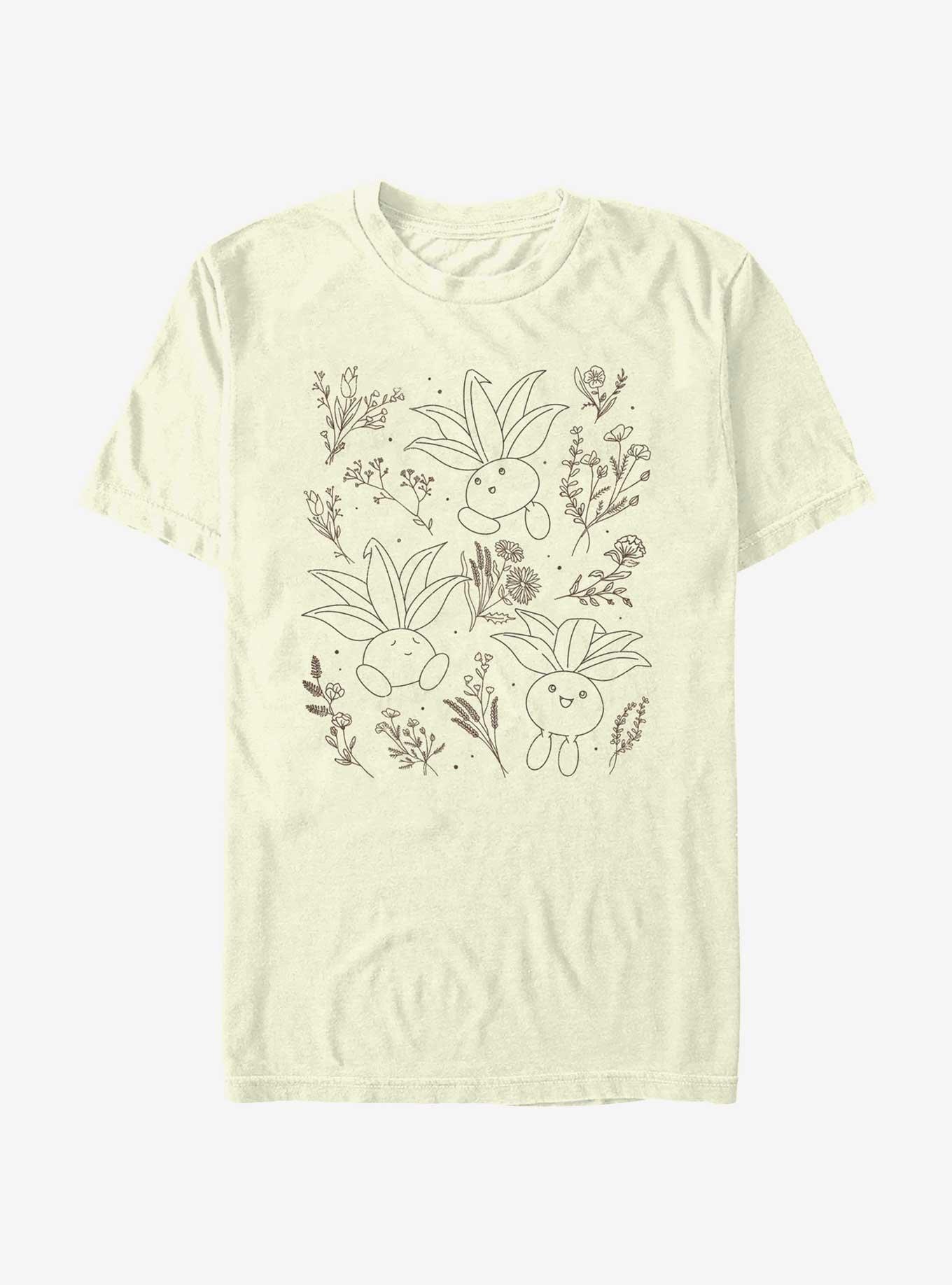 Pokemon Oddish Forest Flowers T-Shirt