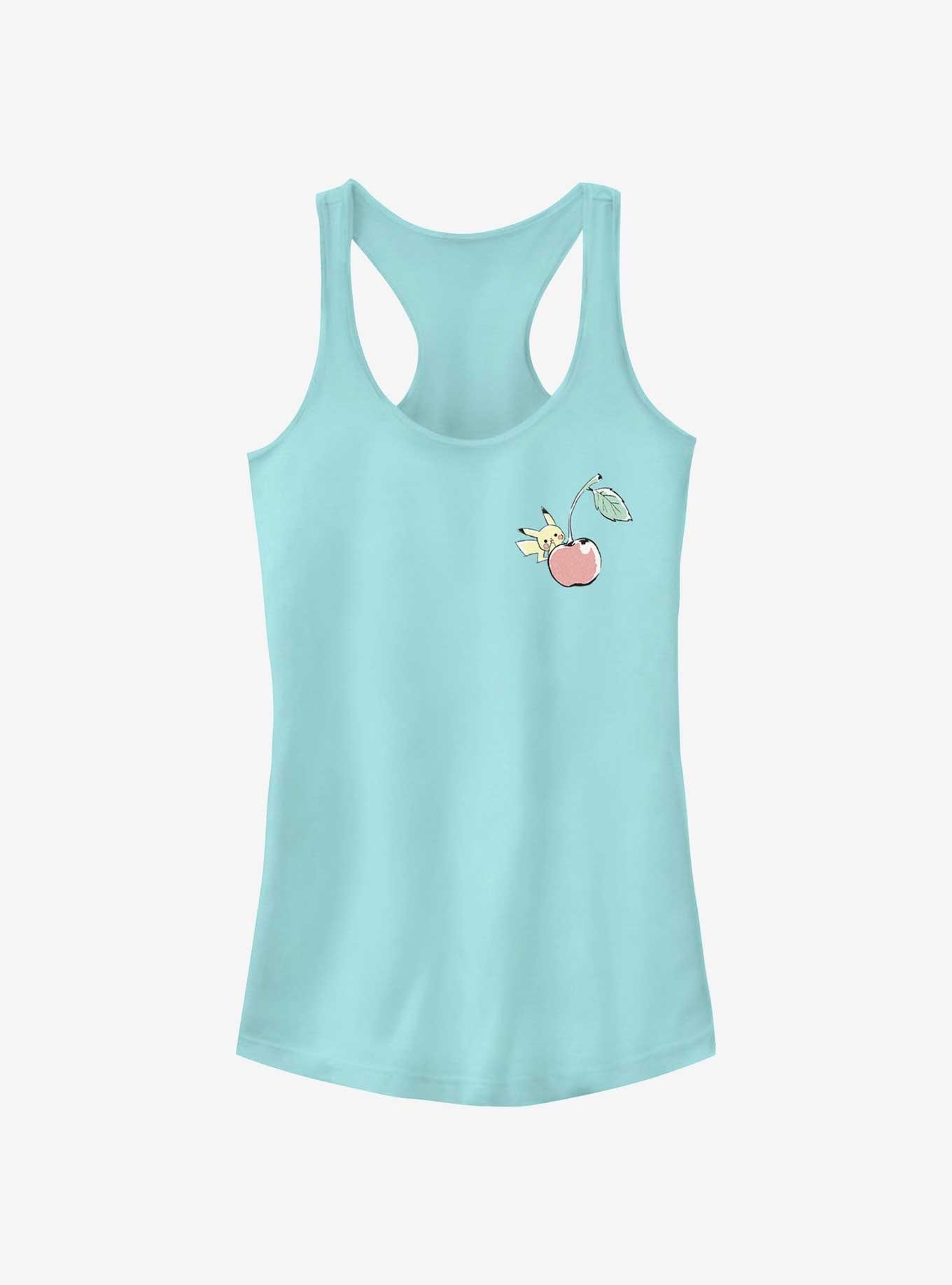 Pokemon Chibi Pikachu Cherry Girls Tank - BLUE | Hot Topic