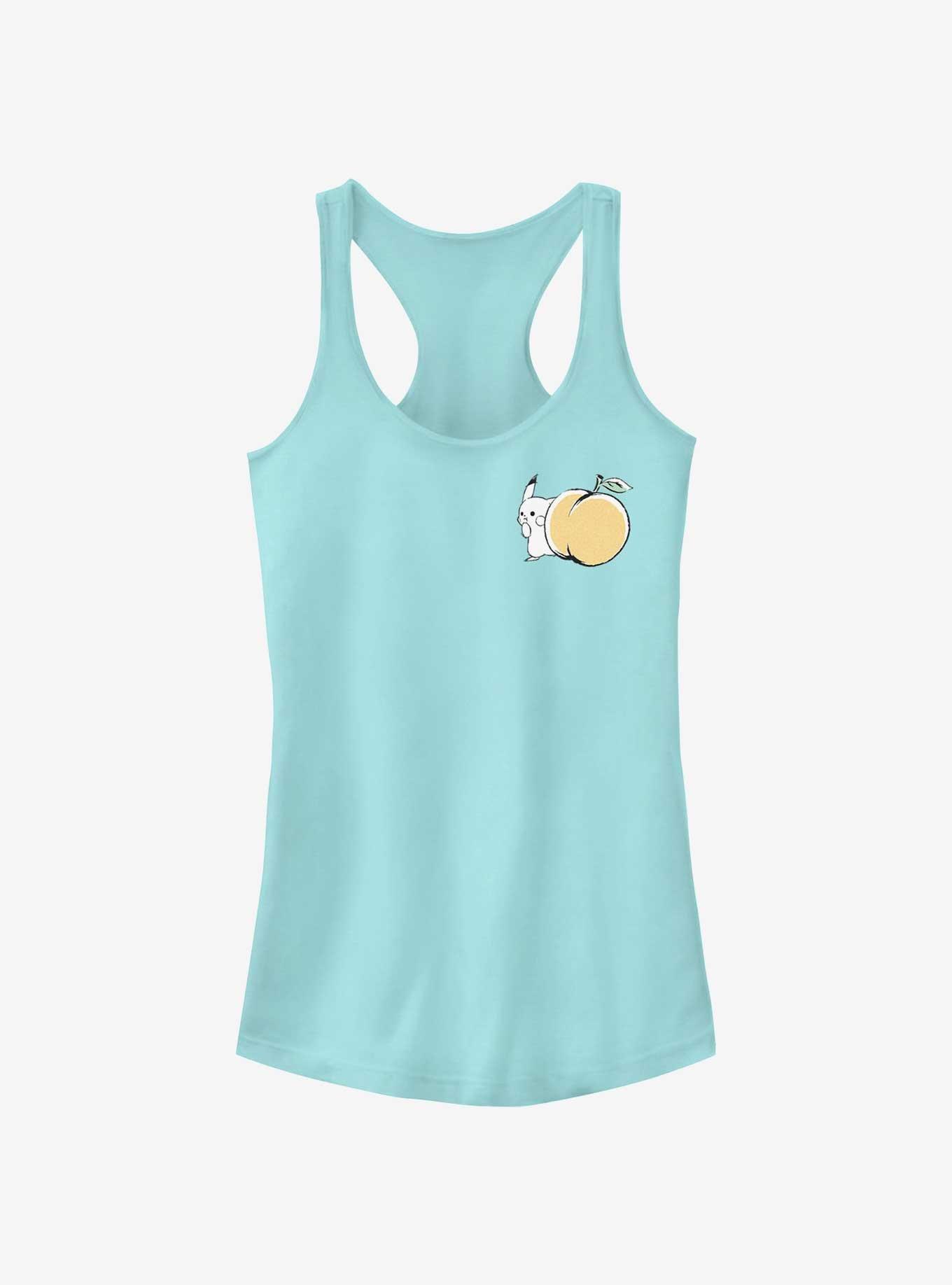 Pokemon Chibi Pikachu Peach Girls Tank