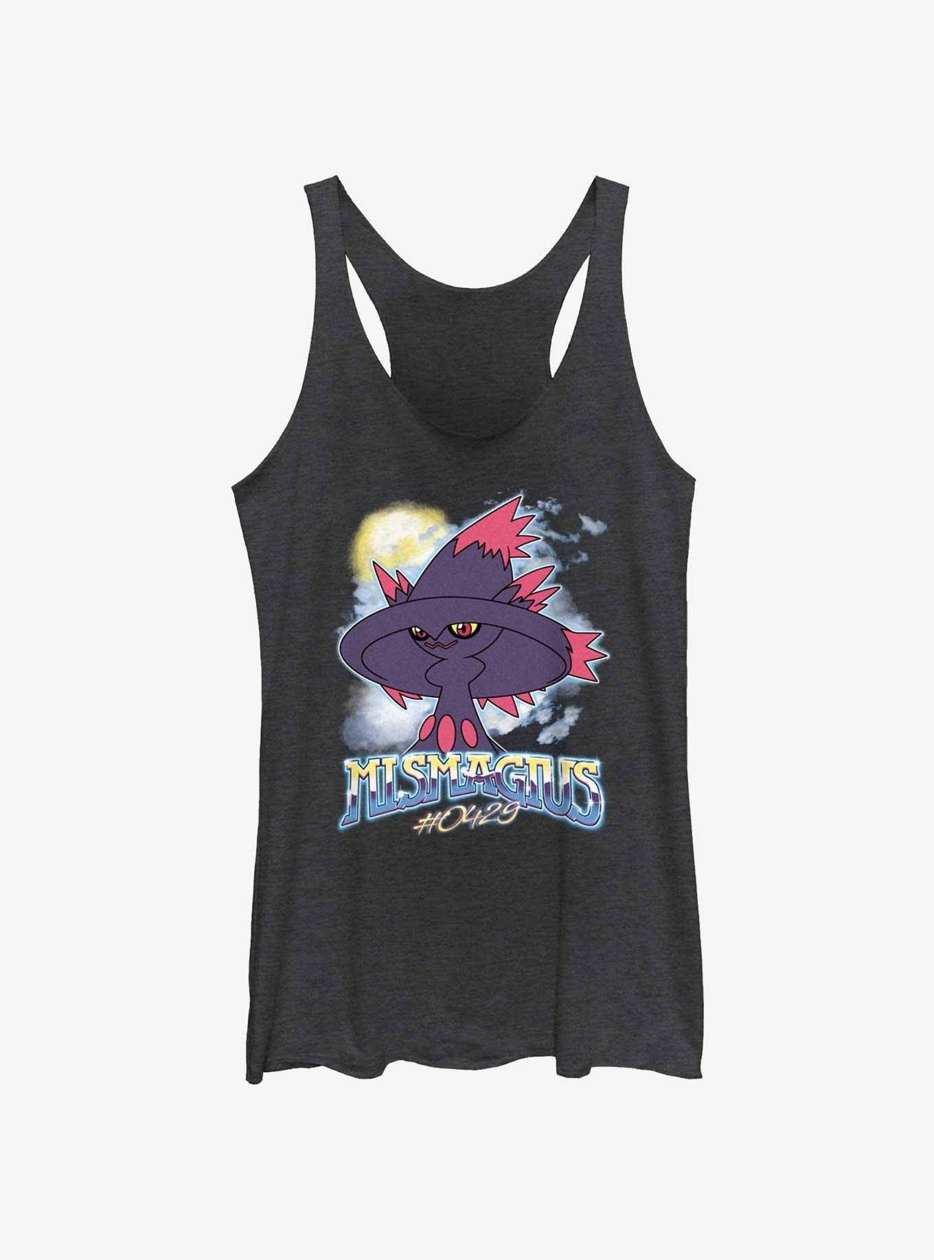 Pokemon Ghostly Mismagius Girls Tank, BLK HTR, hi-res