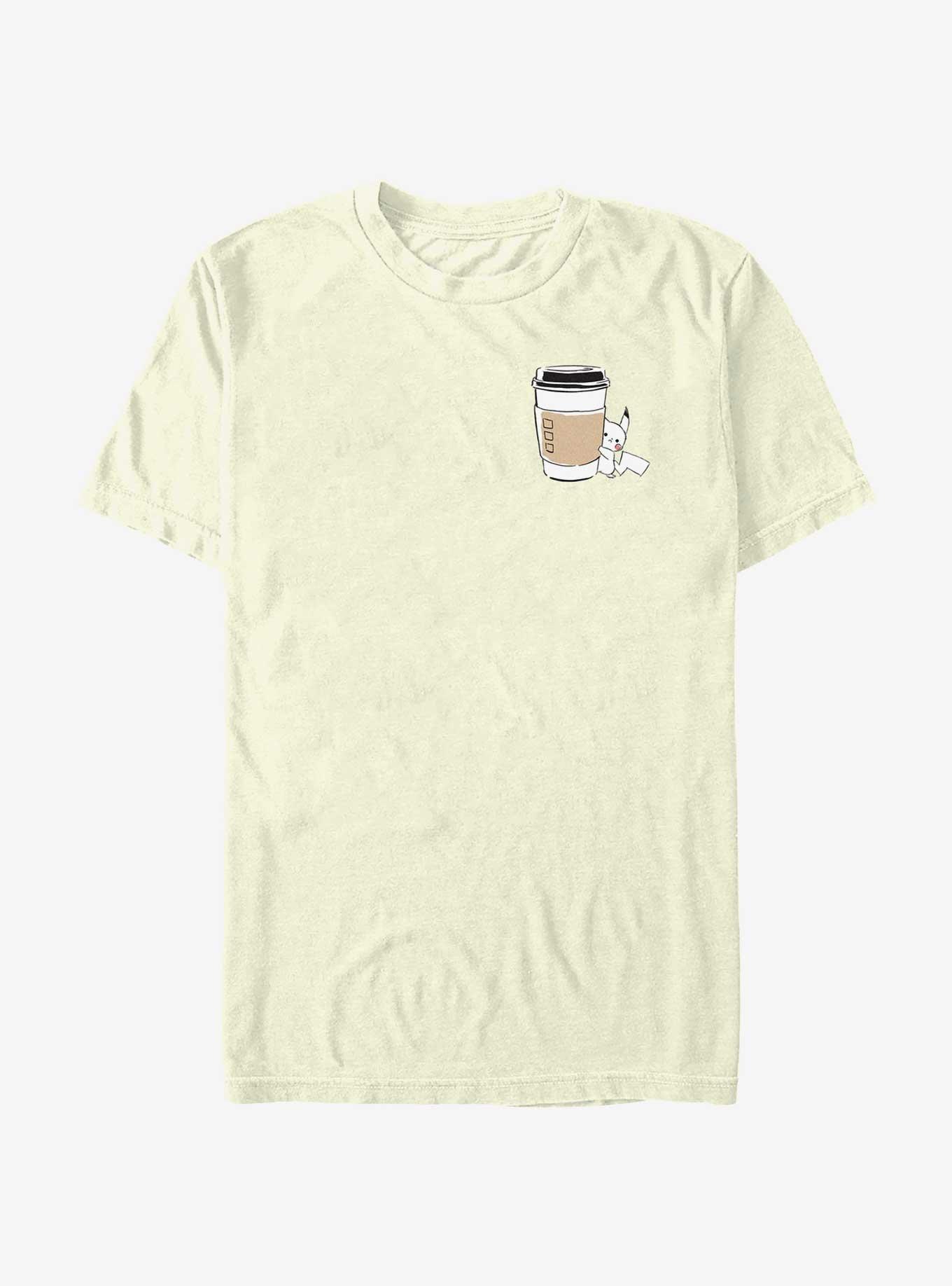 Pokemon Chibi Pikachu Coffee T-Shirt, , hi-res