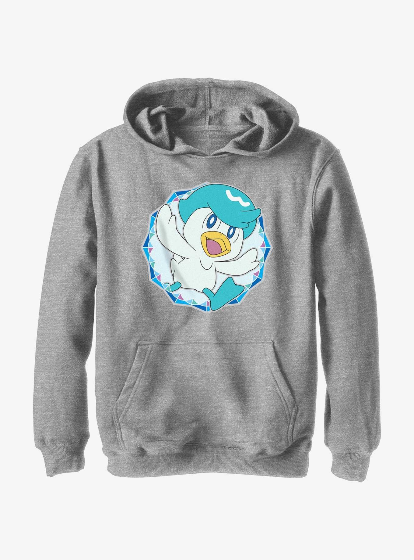 Pokemon Quaxly Badge Youth Hoodie, , hi-res
