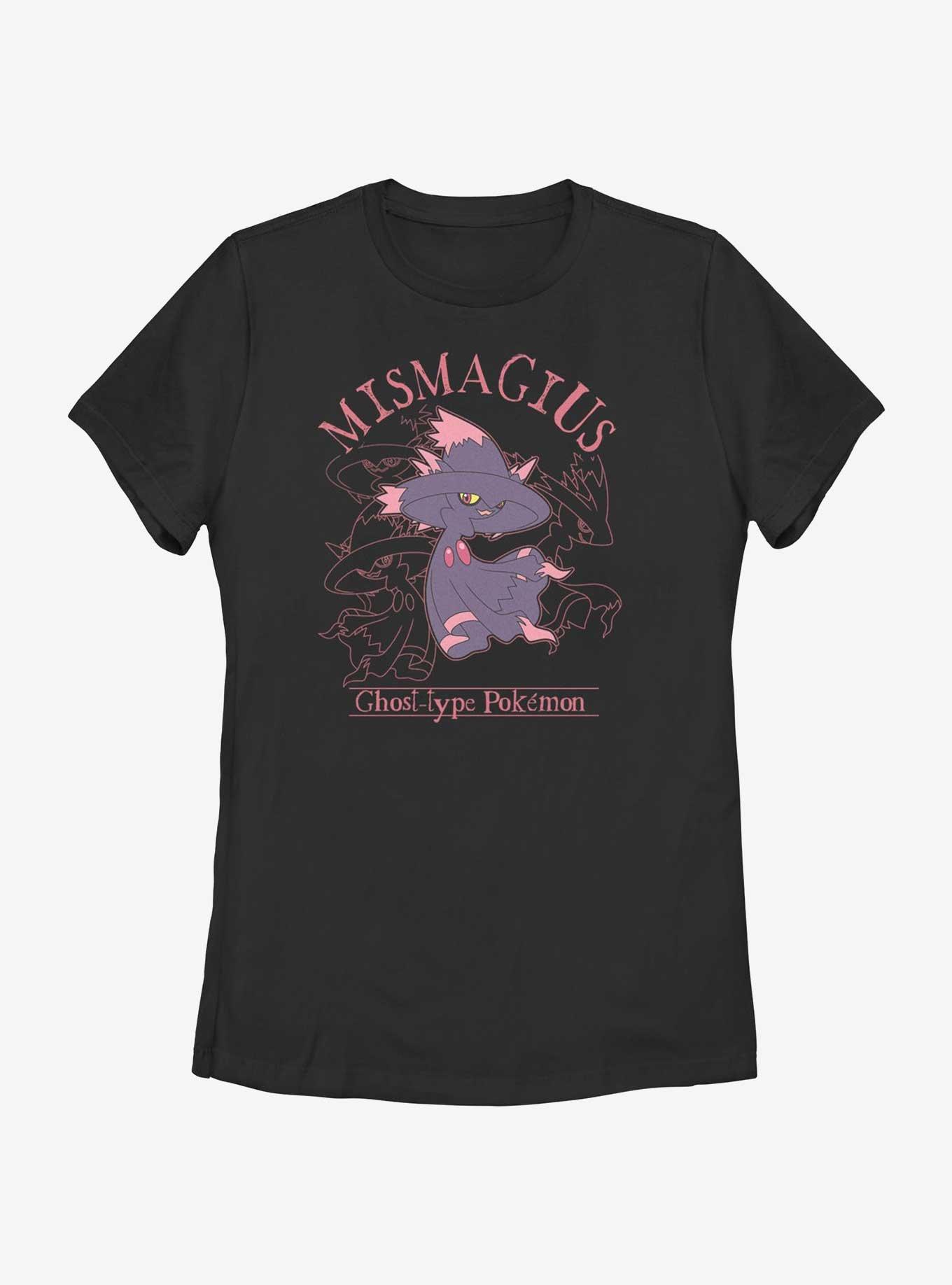 Pokemon Mismagius In The Woods Womens T-Shirt, BLACK, hi-res