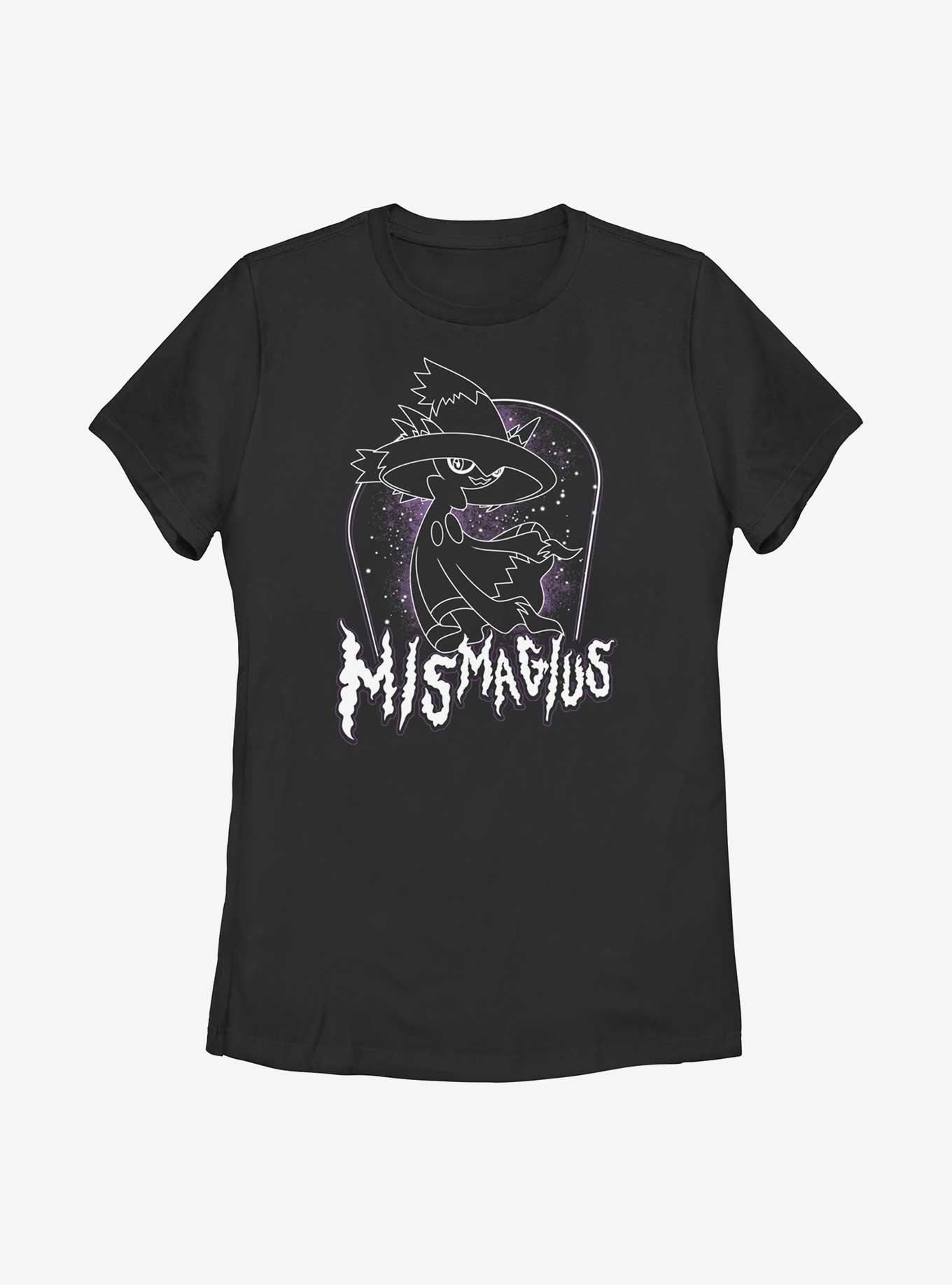 Pokemon Mismagius Lines Womens T-Shirt, BLACK, hi-res