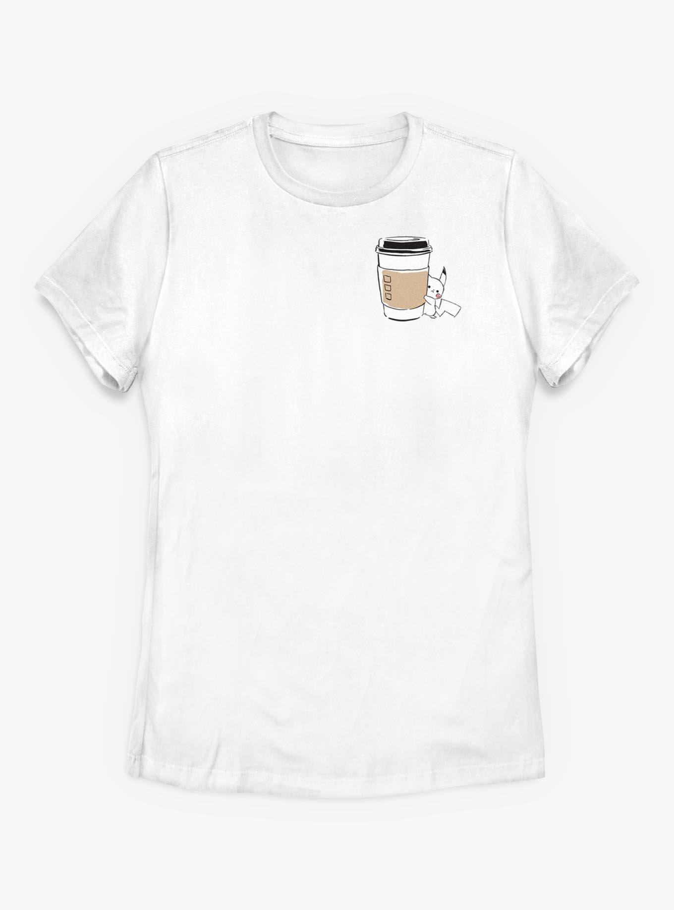 Pokemon Chibi Pikachu Coffee Womens T-Shirt, , hi-res