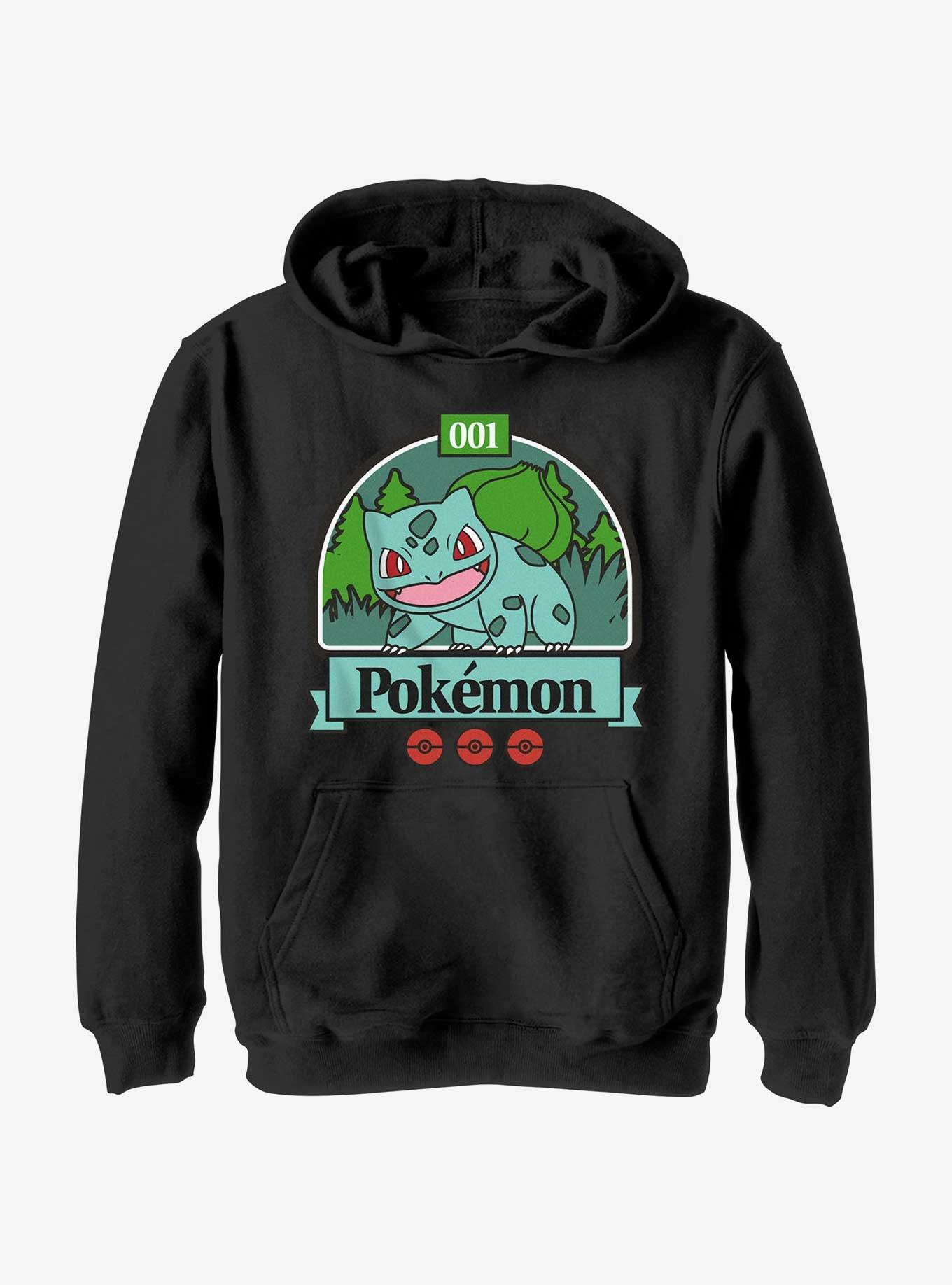 Pokemon Green Bulbasaur Youth Hoodie, , hi-res