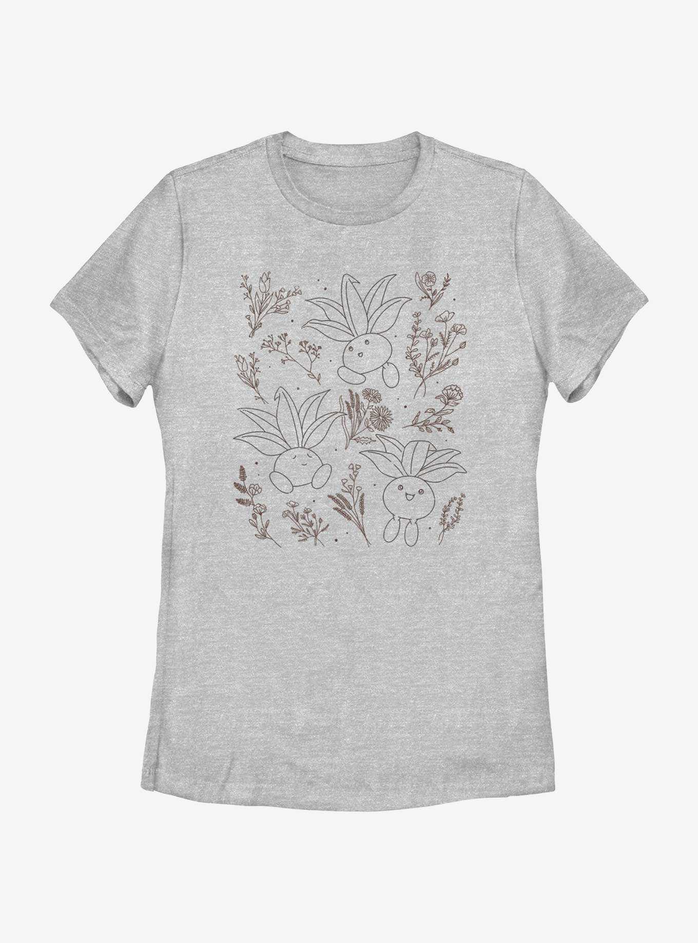 Pokemon Oddish Forest Flowers Womens T-Shirt, , hi-res
