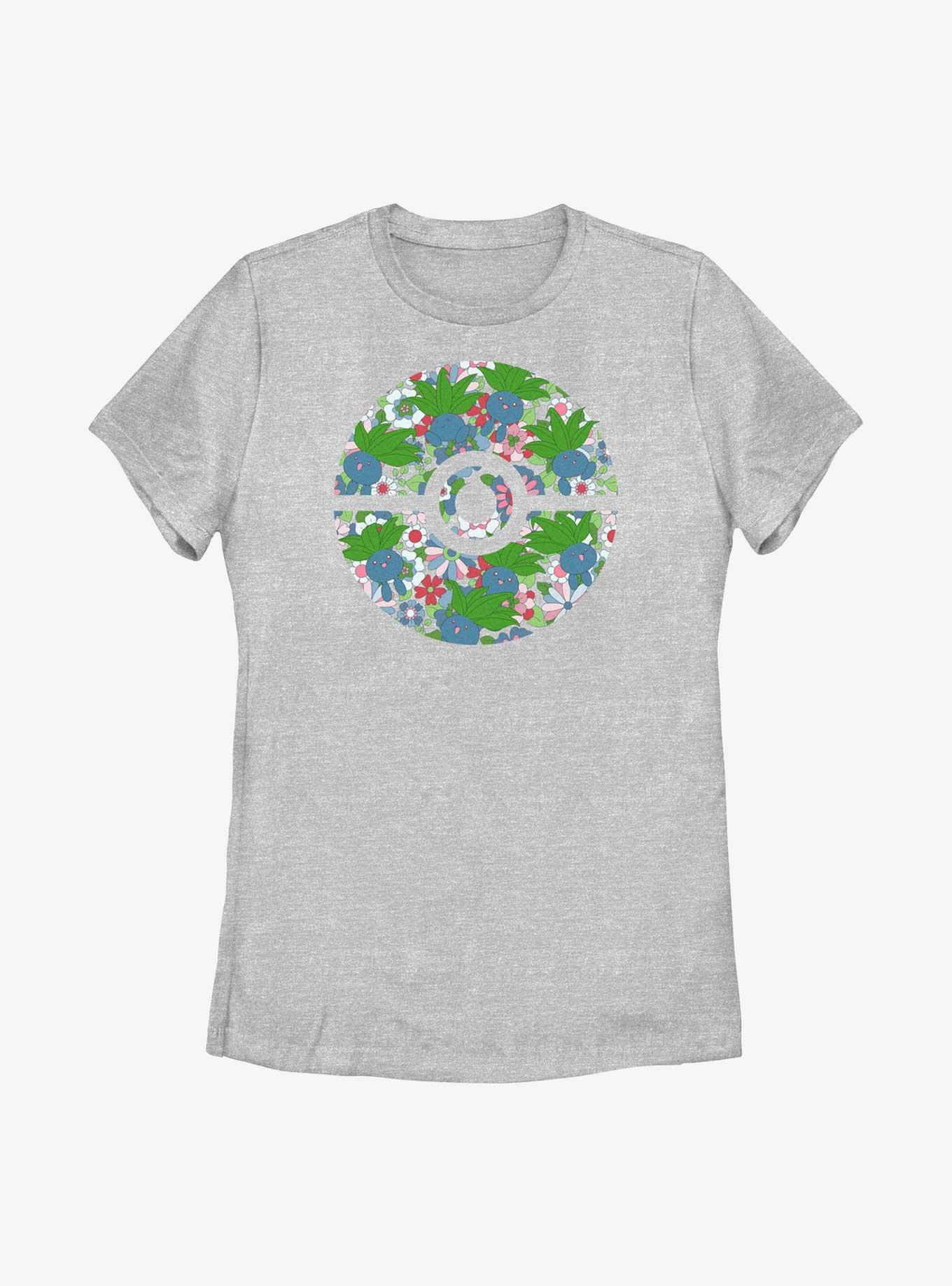Pokemon Oddish Pokeball Logo Womens T-Shirt, , hi-res