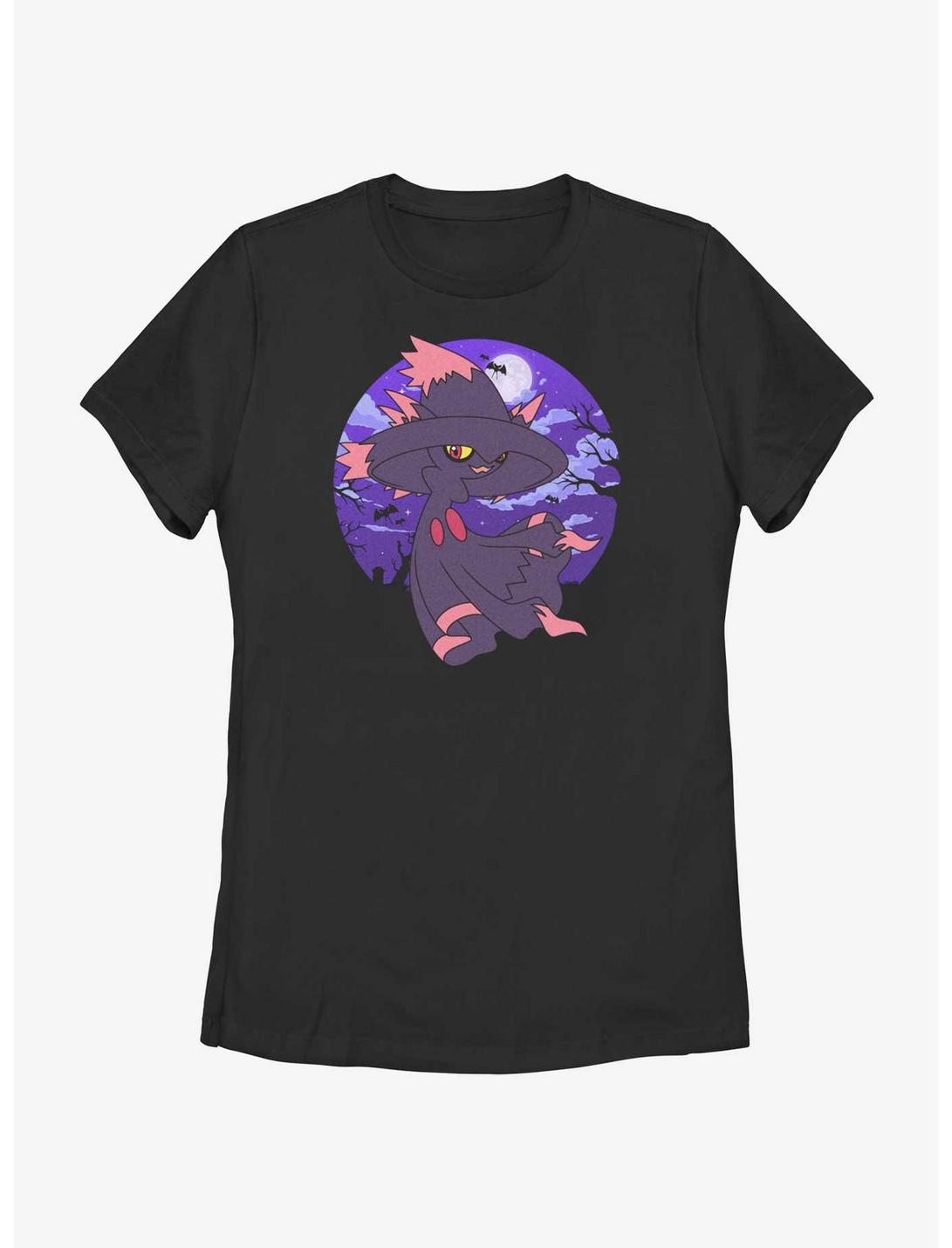 Pokemon Mismagius Moon Womens T-Shirt, BLACK, hi-res