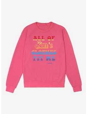 Barbie Movie Allan's All of Ken's Clothes Fit Me French Terry Sweatshirt, , hi-res