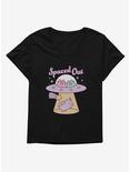 Pusheen Spaced Out Girls T-Shirt Plus Size, BLACK, hi-res
