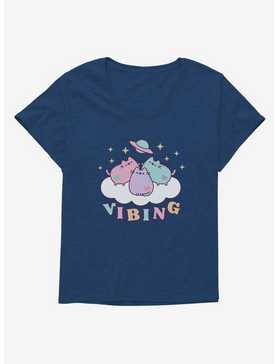 Pusheen Vibing Girls T-Shirt Plus Size, , hi-res