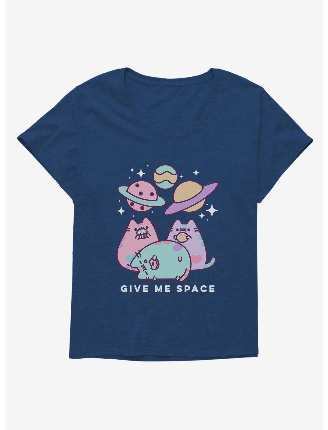 Pusheen Give Me Some Space Girls T-Shirt Plus Size, ATHLETIC NAVY, hi-res