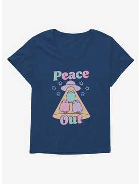 Pusheen Peace Out Girls T-Shirt Plus Size, , hi-res