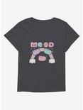 Pusheen Mood Girls T-Shirt Plus Size, CHARCOAL HEATHER, hi-res