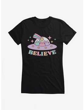 Pusheen Believe Girls T-Shirt, , hi-res