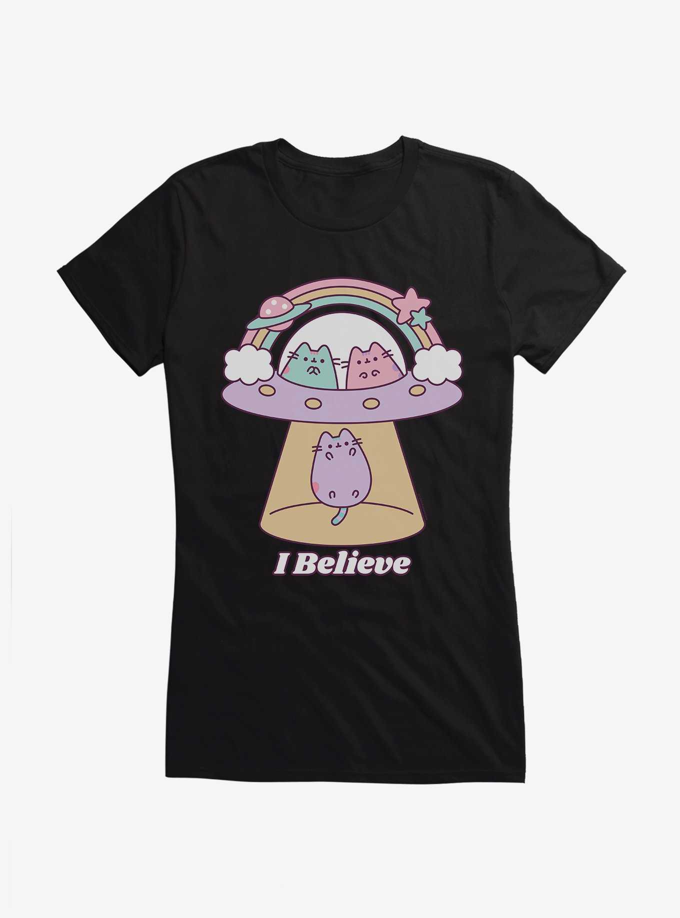 Pusheen I Believe Girls T-Shirt, , hi-res