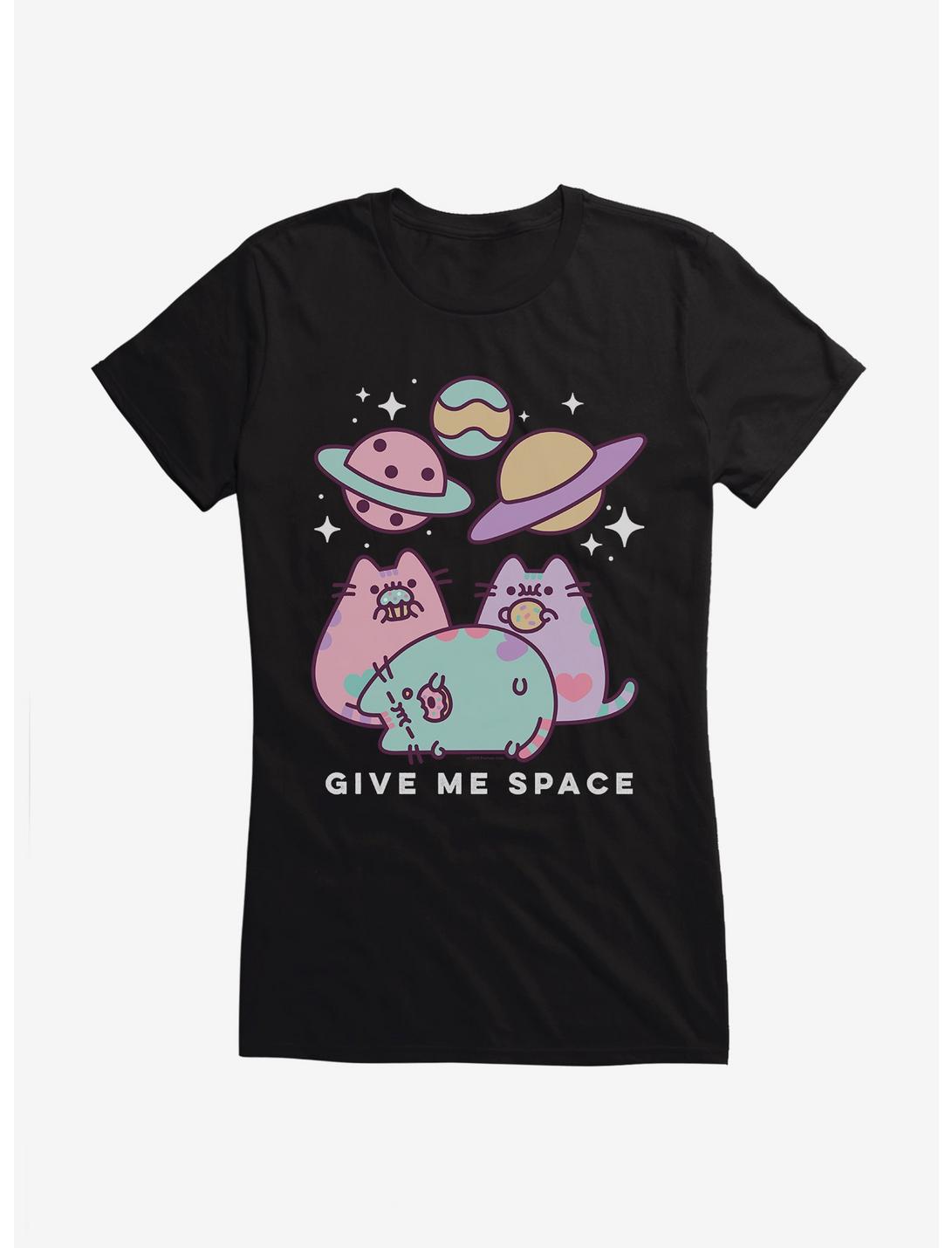 Pusheen Give Me Some Space Girls T-Shirt, BLACK, hi-res