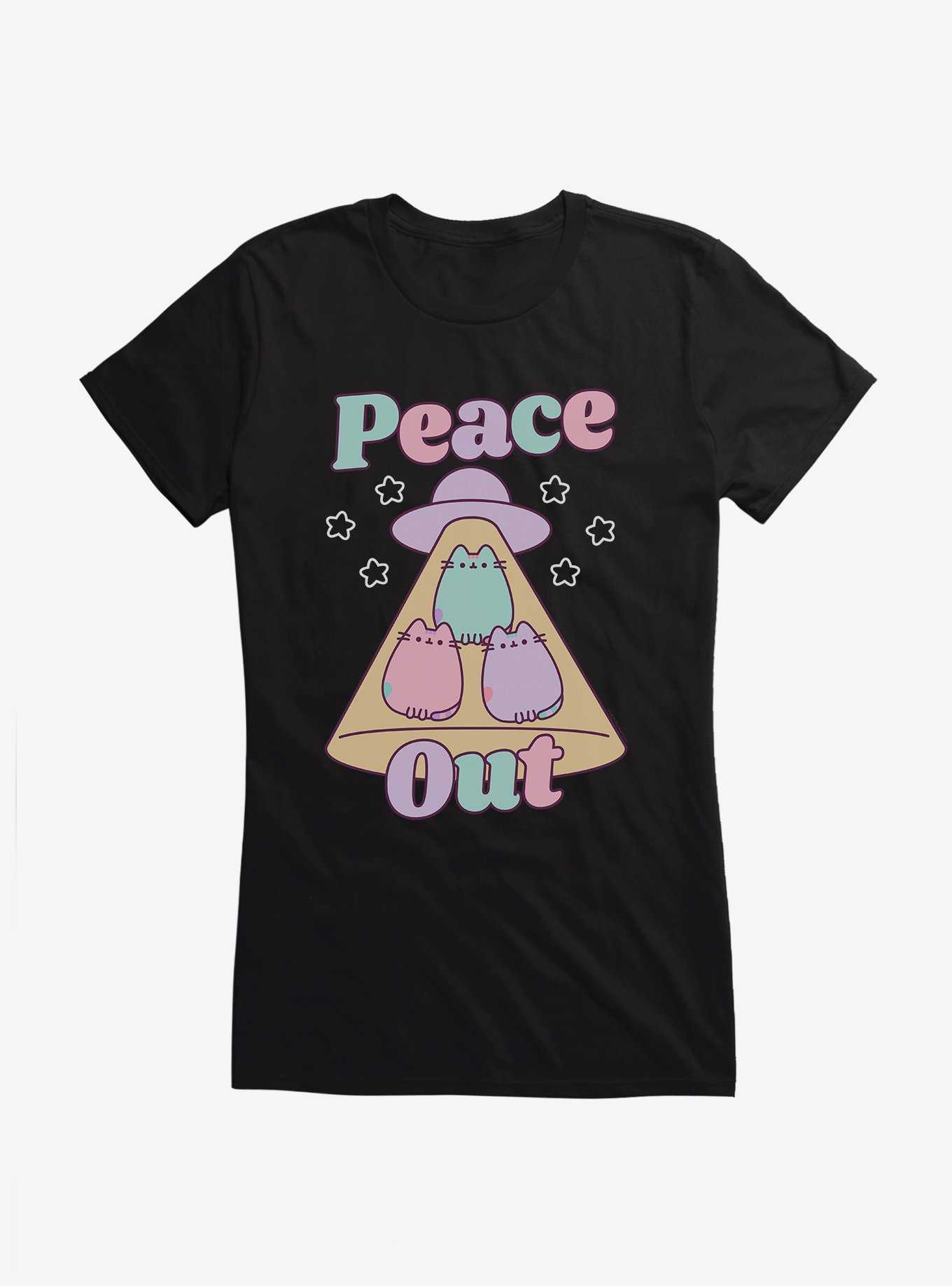 Pusheen Peace Out Girls T-Shirt, , hi-res