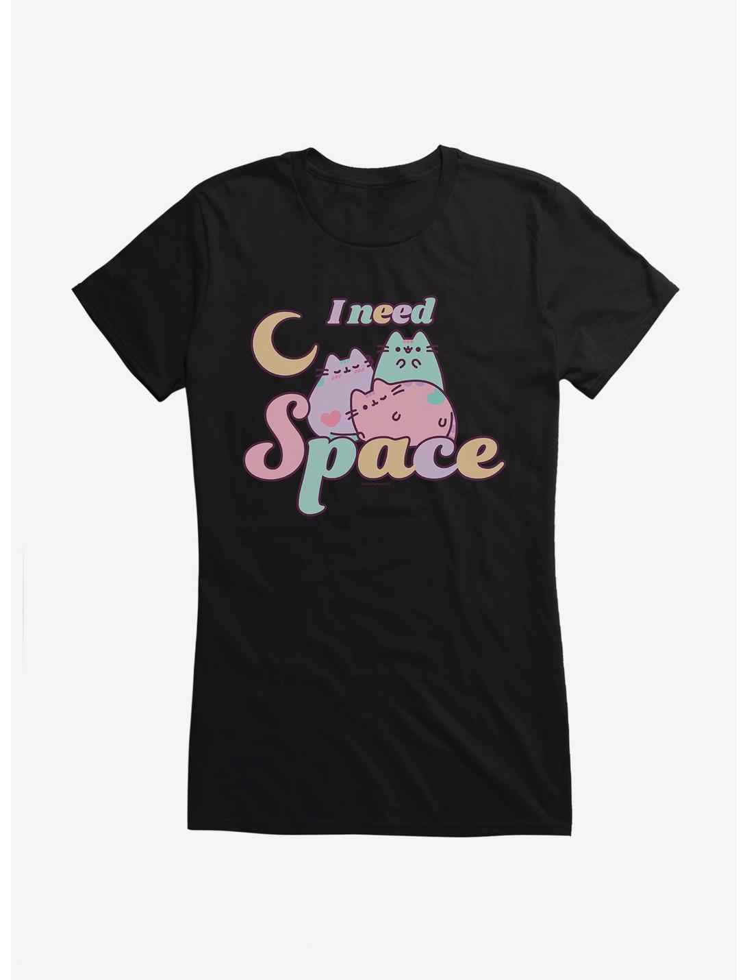 Pusheen I Need Space Girls T-Shirt, BLACK, hi-res