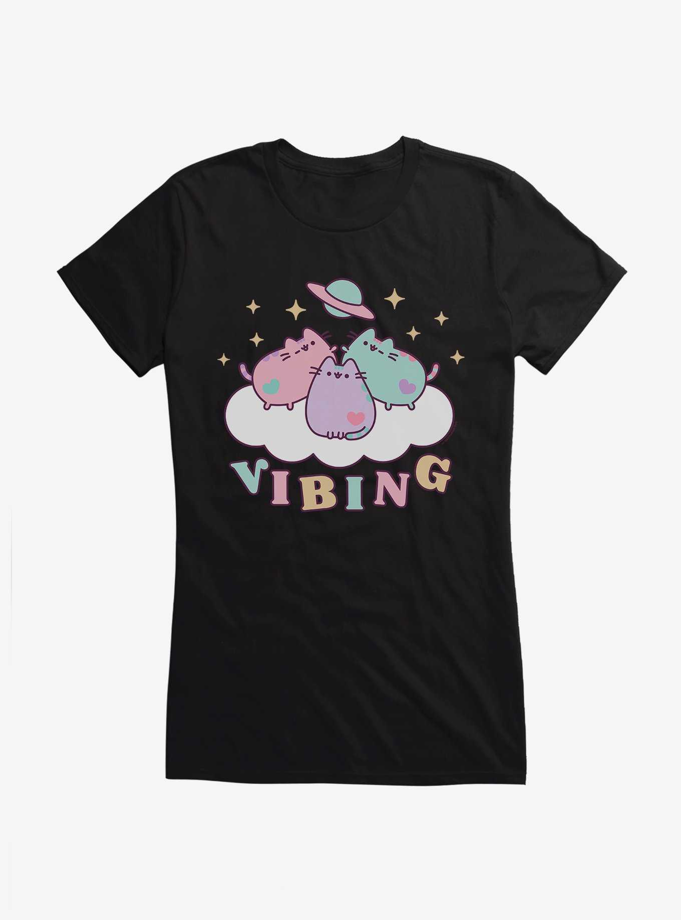 Pusheen Vibing Girls T-Shirt, , hi-res