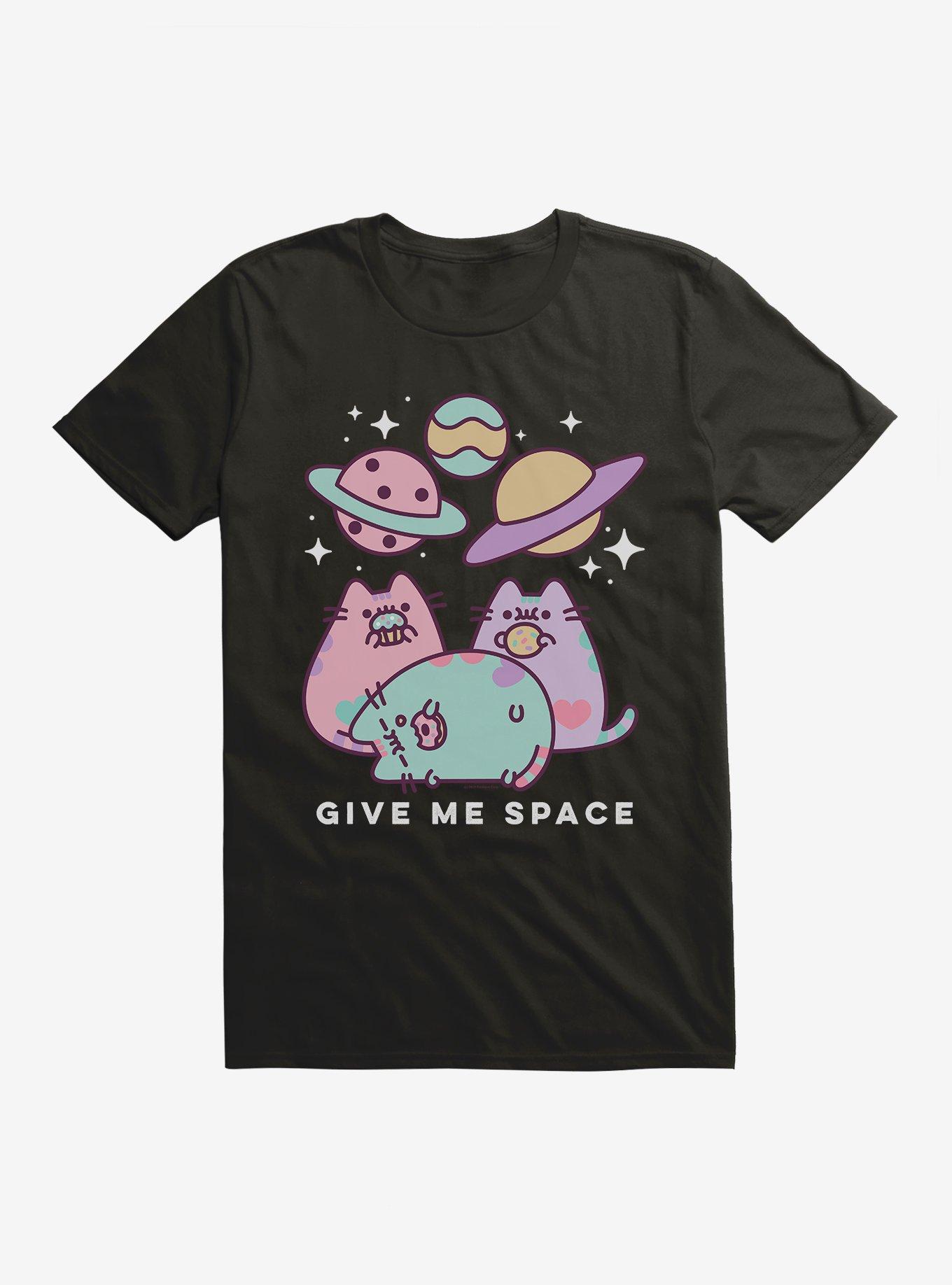 Pusheen Give Me Some Space T-Shirt, BLACK, hi-res