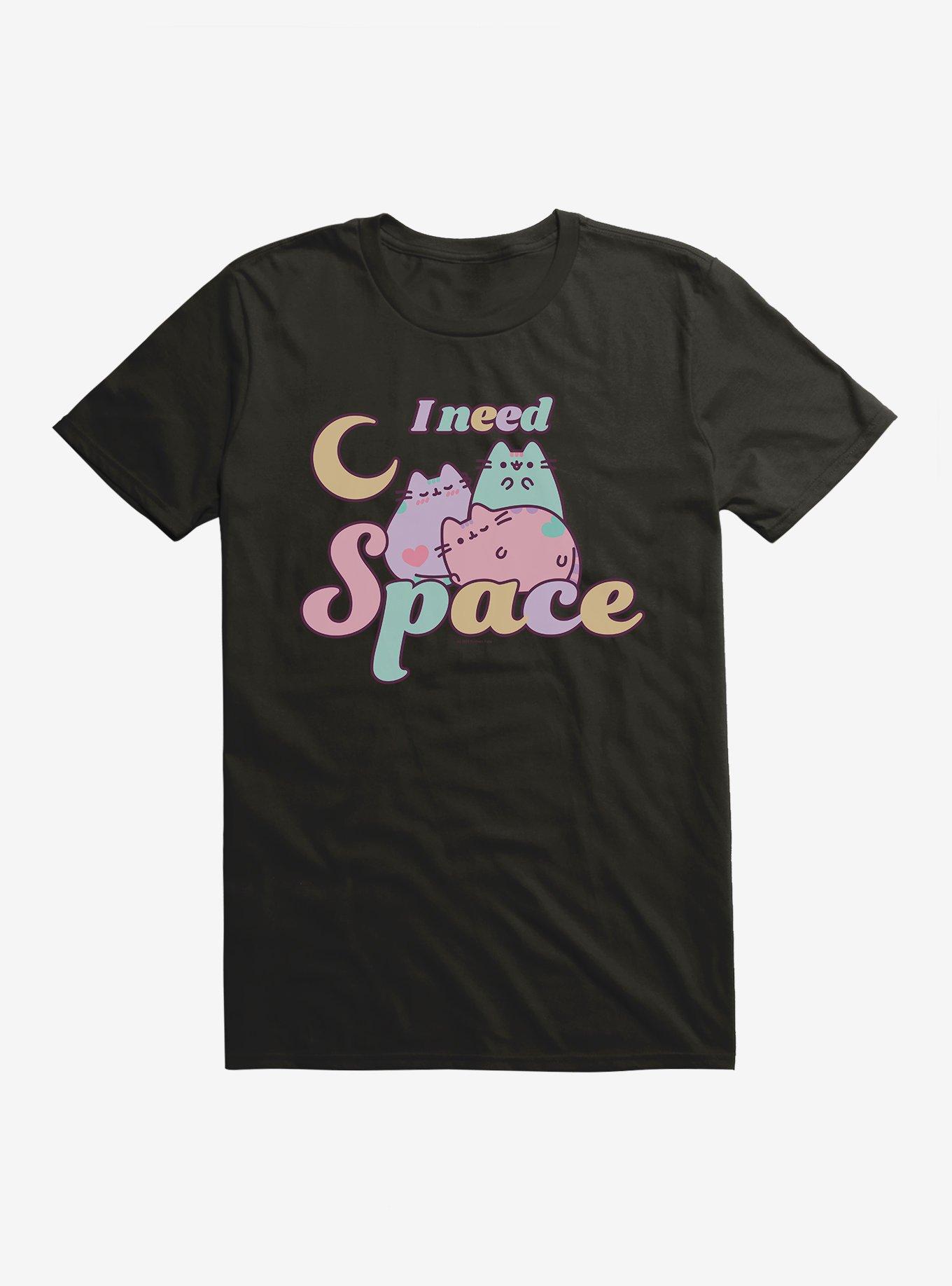 Pusheen I Need Space T-Shirt, BLACK, hi-res