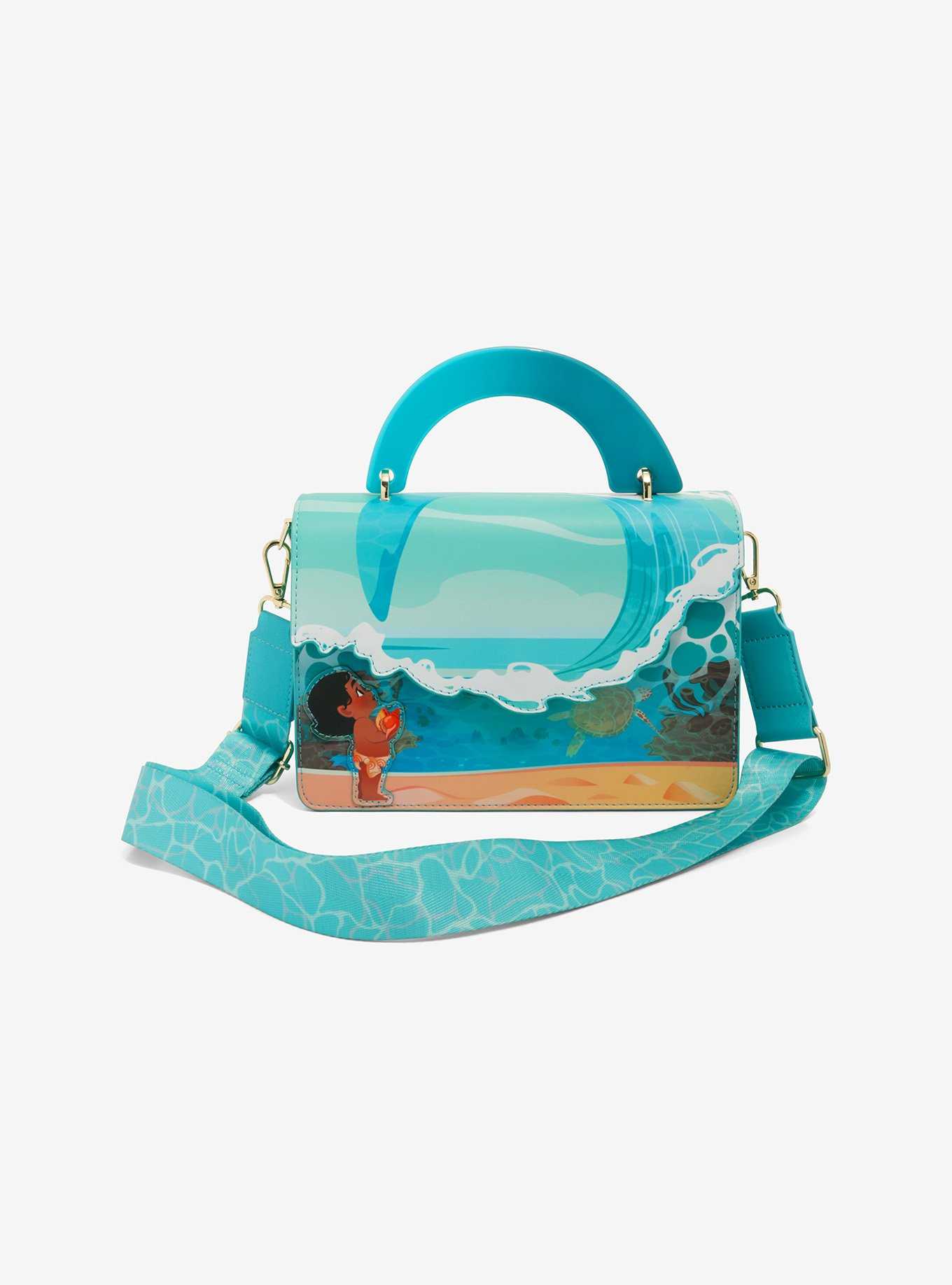 Loungefly Disney Moana Ocean Waves Crossbody Bag, , hi-res