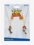 Disney Pixar Toy Story Woody & Jessie Best Friend Necklace Set, , hi-res