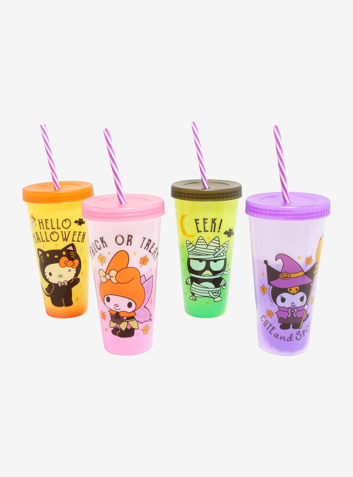 Hello Kitty And Friends Halloween Color-Changing Acrylic Travel Cup Set, , hi-res