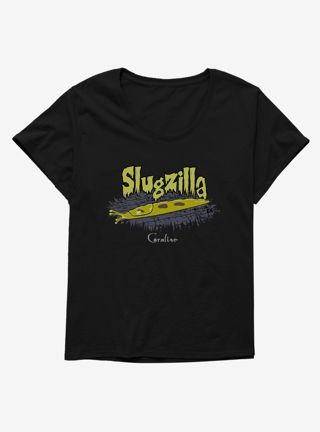 Coraline Slugzilla Girls T-Shirt Plus Size, BLACK, hi-res